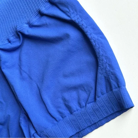🌸NWOT Free People Movement Good Karma Running Shorts. Royal Blue. Size: XS/S - Picture 7 of 7